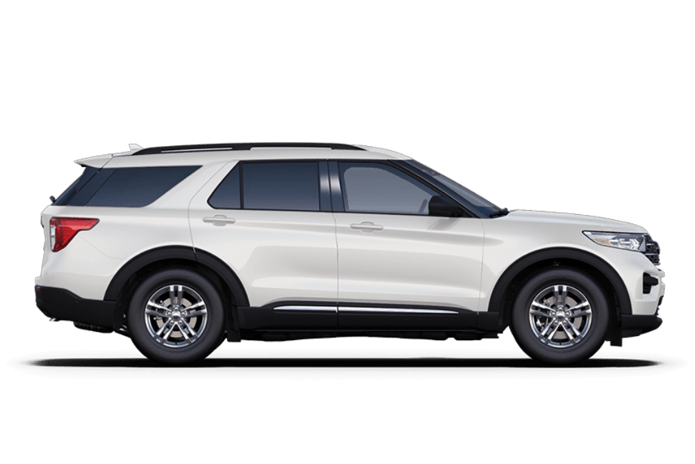 Side profile view of the Ford Explorer