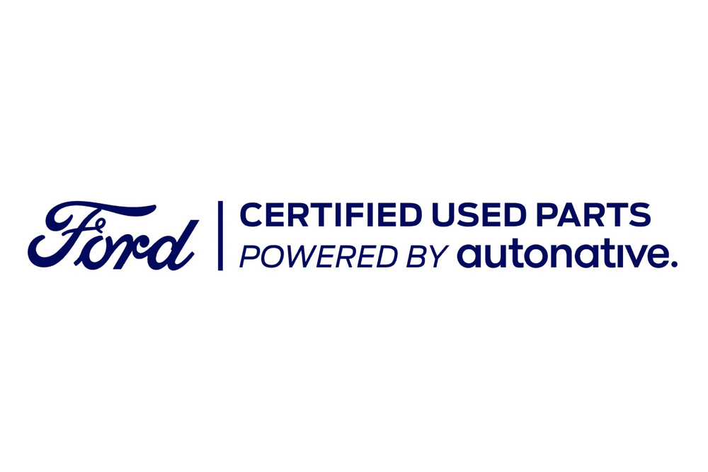 Ford logo with text 'Certified Used Parts powered by autonative’.