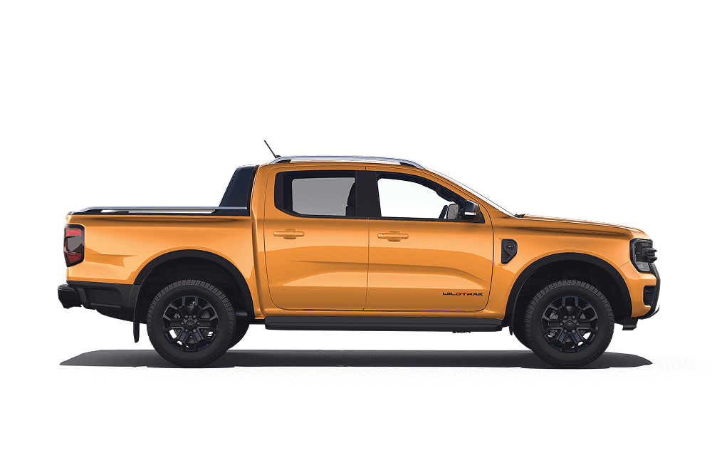 Orange Ford Ranger