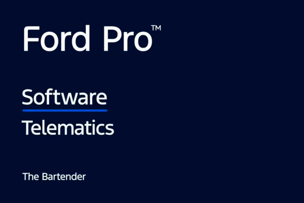 Ford Pro Sofware Telematics